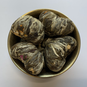 Связанный чай белое сердце - 100 г. Photo 3